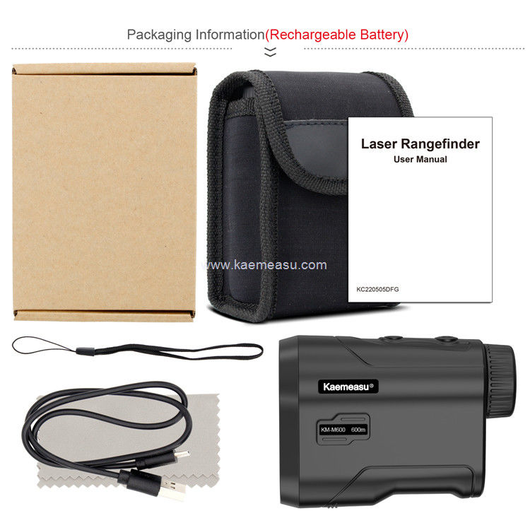 kaemeasu 6.5X Magnetyfikacja Golf Finder Teleskop Flagpole Lock Angle Measuring Distance Meter M1000