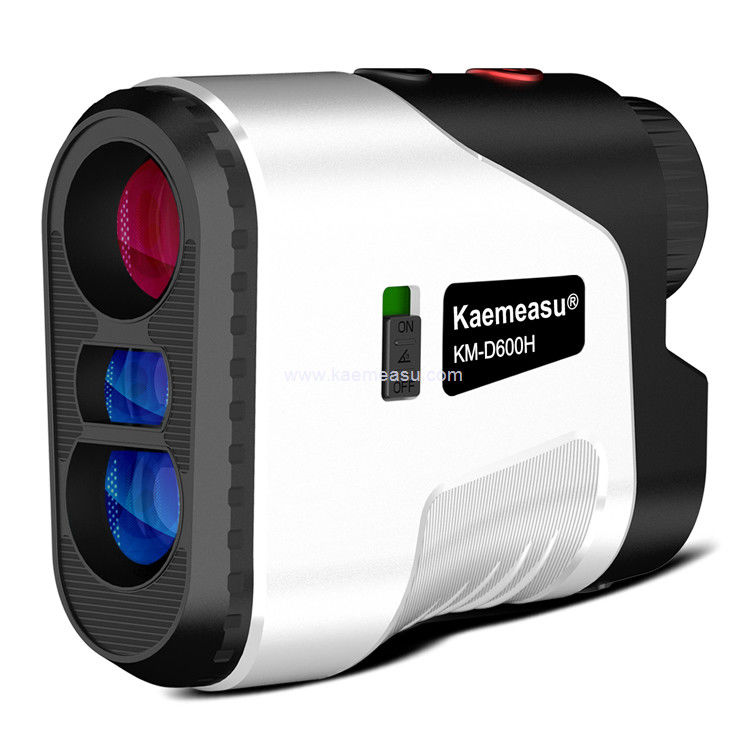 kaemeasu Przenośny laserowy odczytnik odległości Golf Teleskop kąt pomiaru 6.5X powiększenie Polowanie odległości D600