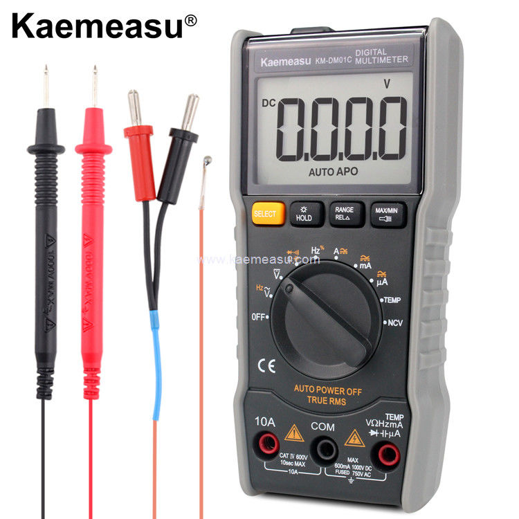 Kaemeasu 01C LCD Display Avometer Digital Multimeter AC DC Voltage True RMS Testing