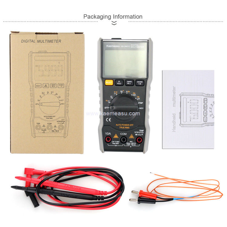 Kaemeasu 01C LCD Display Avometer Digital Multimeter AC DC Voltage True RMS Testing