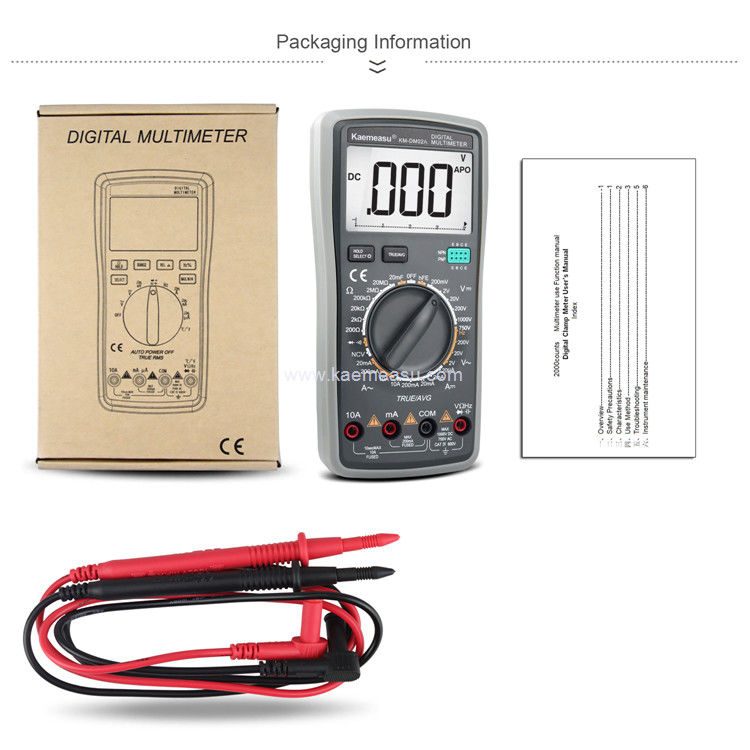 Kaemeasu 02A Ręczny Voltmeter Przemysłowy Digital Aneng Multitester NCV T RMS Elektryczny Miernik Testowy