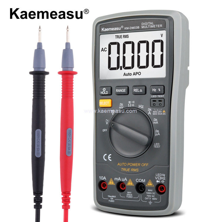 Kaemeasu 03B Przemysłowy Multimetr Elektroniczny Wysokiej Precyzji Inteligentny Antyburnowy 1000V AC DC Digital Multimeter