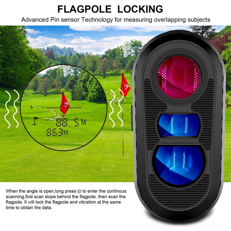 OEM Teleskop Sport na świeżym powietrzu Laser Rangefinder 450M-1000M Zakres zbocza Polowanie Strzelanie Golf Odległość metr