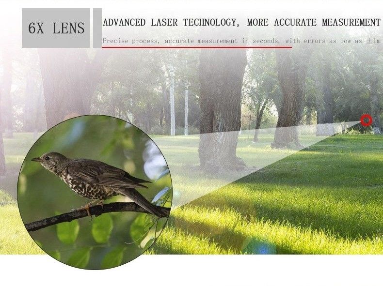 Łowiectwo Przemierzyciel sport na świeżym powietrzu Odległość laserowa Meter przemierzyciel laserowy Golf przemierzyciel teleskop diastimeter