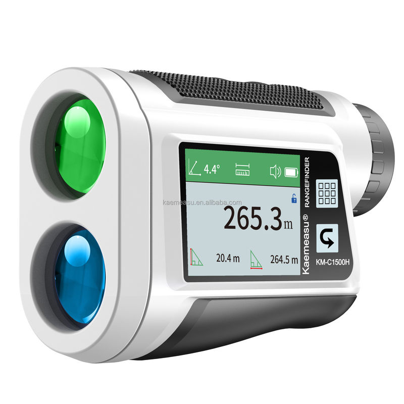 OEM 6x Rangefinder Laser Mounted Range Finder Golf Laser Range Finder Bateria litowa typu dotykowego do naładowania kolorowego ekranu IP54