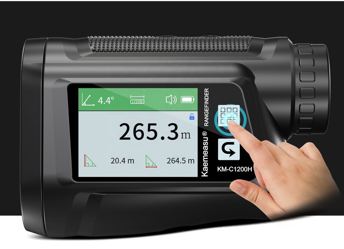 Ekran dotykowy cyfrowy Golf Laser Rangefinder Range Finderr Golf Laser Rangefinder Rangefinder Do polowania