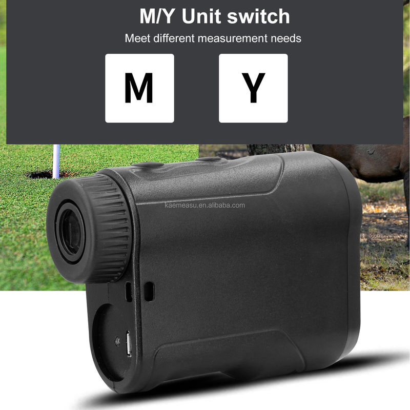 Teleskop Laser Rangefinder Przenośny ładowarka USB Laserowa Odległość Meter Monocular Golf Polowanie odległość 600M/656Yd