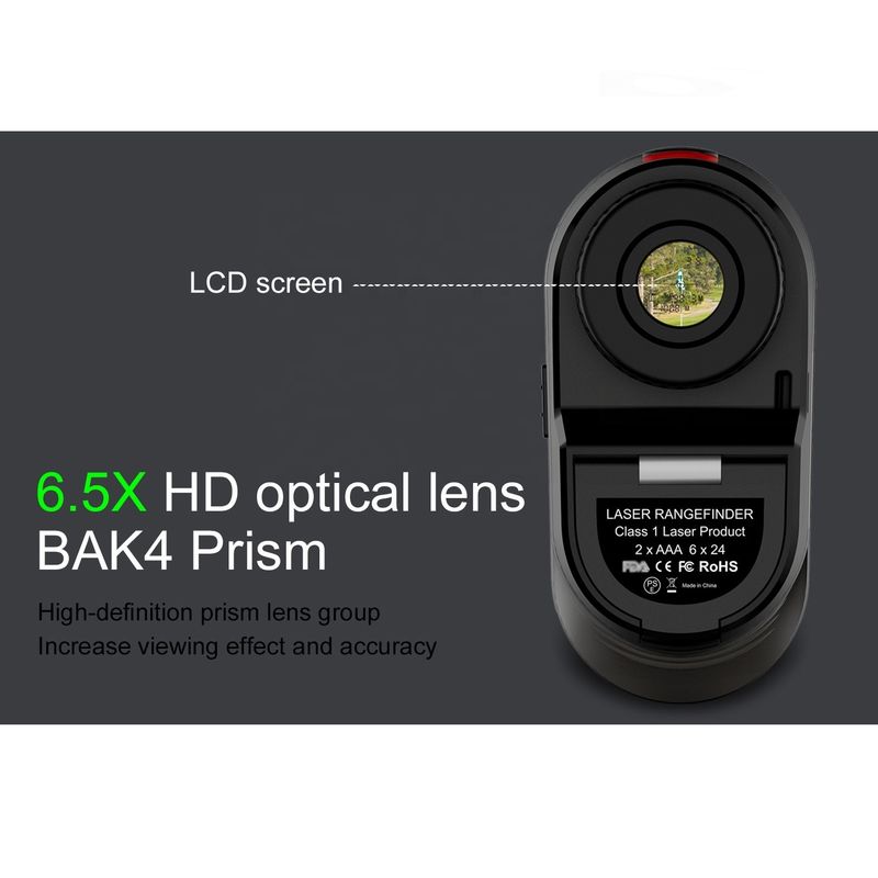 OEM ODM Odczytnik odległości 600/800/1000m Odległość golfowa Meter Wielokrotne tryby Odczyty laserowe Teleskop z przełącznikiem nachylenia