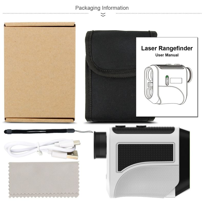 Wylotny golf laser rangefinder z 905nm laser długości fali 1000m diastymeter i kąt nachylenia
