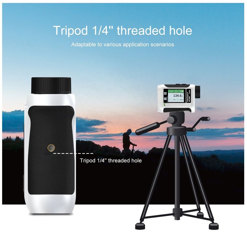 6.5X powiększenie Golf Sport Laser Range Finder z ulepszonym ekranem LCD i instrumentami optycznymi