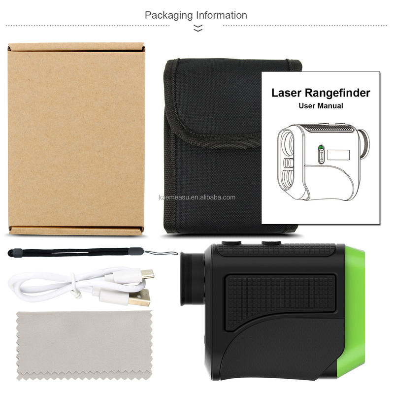 Oem Range Finder Skopie sklonem Laserowy odległość metr Teleskop Wielokrotne tryby dla polowania Rangefinder Laser Golf Laser Rangefinder