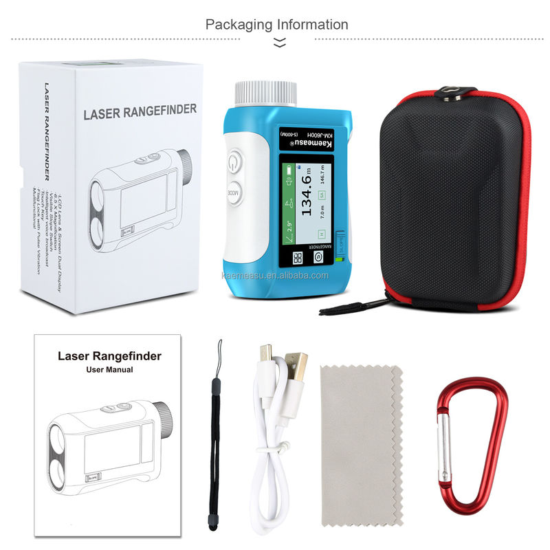 OEM ODM Urządzenie pomiarowe laserowe, nadawanie głosowe, miernik odległości, cyfrowy golfowy laserowy odległoznacznik, teleskop