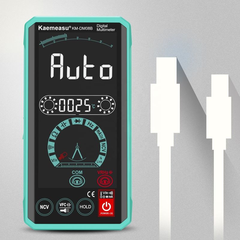 OEM Elektryk Inteligentny multimeter głosowy Ture RMS Ncv Detektor napięcia Automatyczny inteligentny multimeter Multimetry cyfrowe