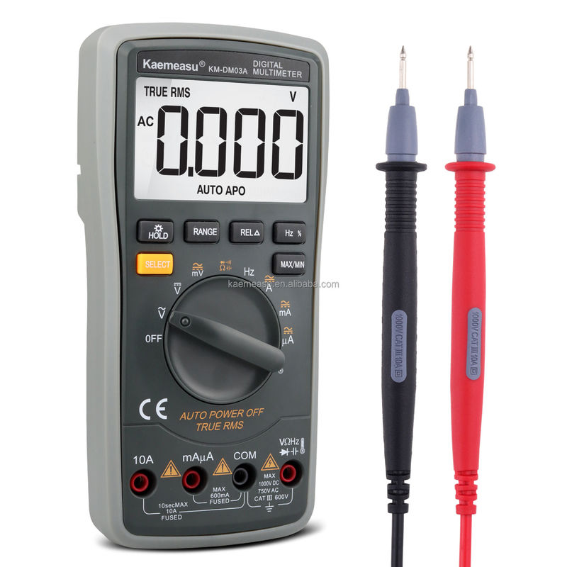 Wysokiej precyzji anty-opalenie multitester 6000 Liczy Auto zasięg Diody Ture RMS Tester oporu napięcia elektryczny Multimetry