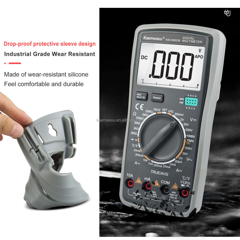 OEM ODM Multimetry elektryczne T-RMS W napięciu, prądzie, oporze, testowaniu pojemności Inteligentny cyfrowy multimetr