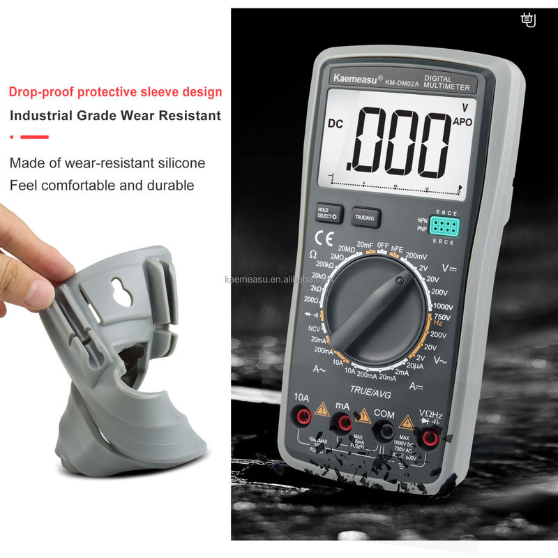 OEM ODM Antyburniowe Multimetry Cyfrowe Clamp meter ture rms diody baterii hFE tester czujnik napięcia multimeter do sprzedaży
