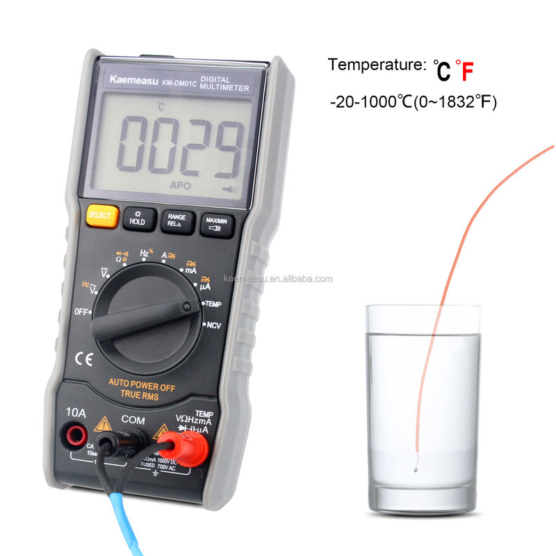 01C Badanie napięcia prądu Multimetry wysokiej precyzji urządzenia pomiarowe Mini Przenośne multimetry autonomiczne
