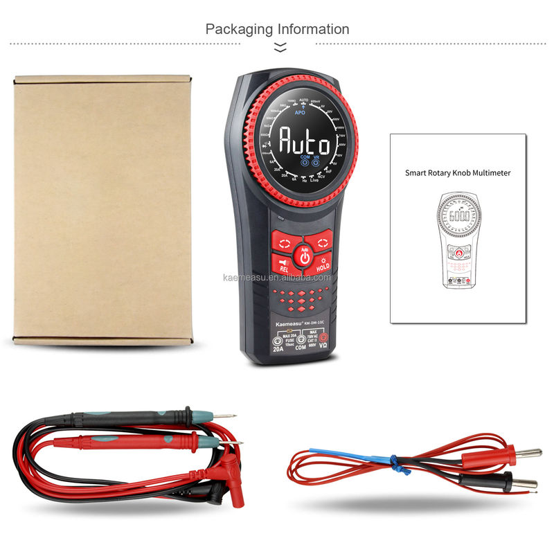 Automatyczne mierniki napięcia NCV TRMS Dioda Test Przeciwdziałanie prądowi Tester Klamy Mierniki Multimetro Smart Digital Multimeters