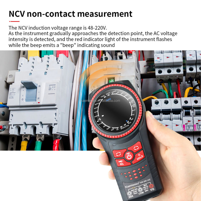 Automatyczne mierniki napięcia NCV TRMS Dioda Test Przeciwdziałanie prądowi Tester Klamy Mierniki Multimetro Smart Digital Multimeters