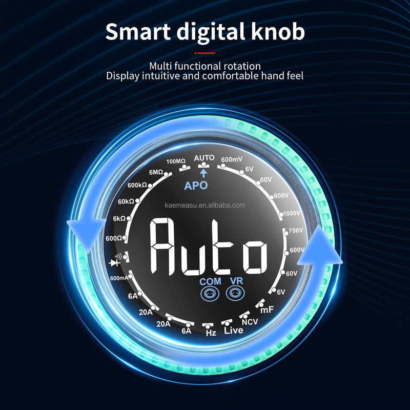 Automatyczne mierniki napięcia NCV TRMS Dioda Test Przeciwdziałanie prądowi Tester Klamy Mierniki Multimetro Smart Digital Multimeters
