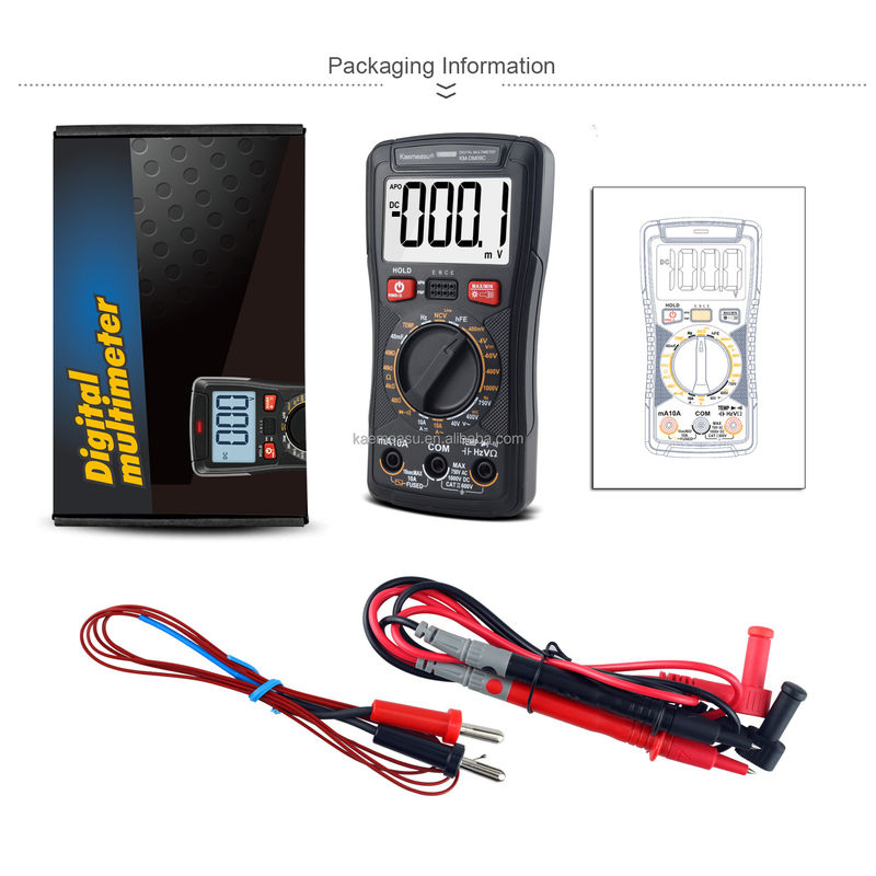 3999 Liczby TRMS Multimetry LCD Profesjonalne NCV Bench Multimeter Elektryczny Inteligentny Multimeter Cyfrowy Multimeter Automotive Multimeter