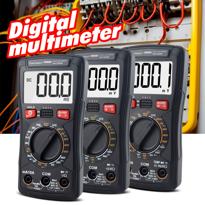 Multimetr napięcia bieżącego Dostosować profesjonalne pomiar bezkontaktowy NCV Smart Multimeter Ekran LCD Multimetry cyfrowe