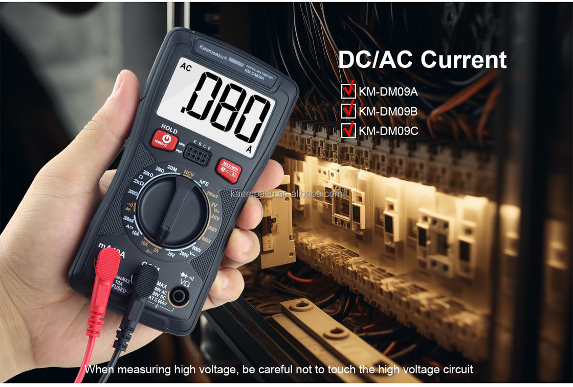 Multimetr napięcia bieżącego Dostosować profesjonalne pomiar bezkontaktowy NCV Smart Multimeter Ekran LCD Multimetry cyfrowe