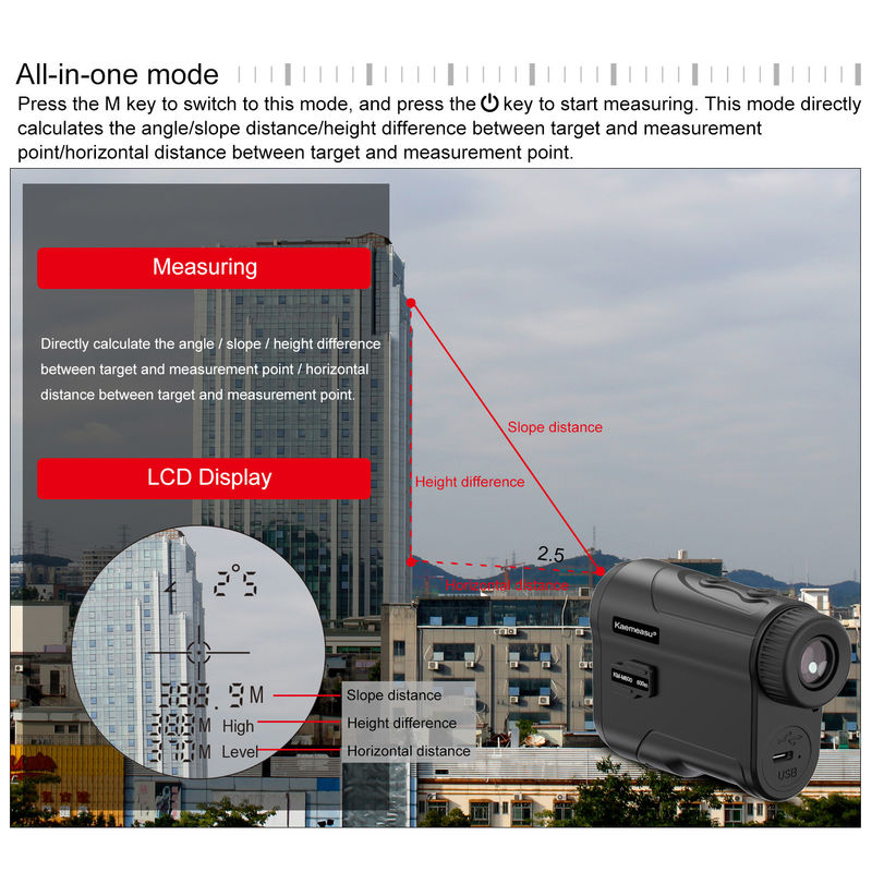 OEM cyfrowy laserowy odległościomierz Mini Długodystansowy Magnetyczny Golf Odległościomierz Laserowy Miernik Teleskop Odległościomierzy Polowych
