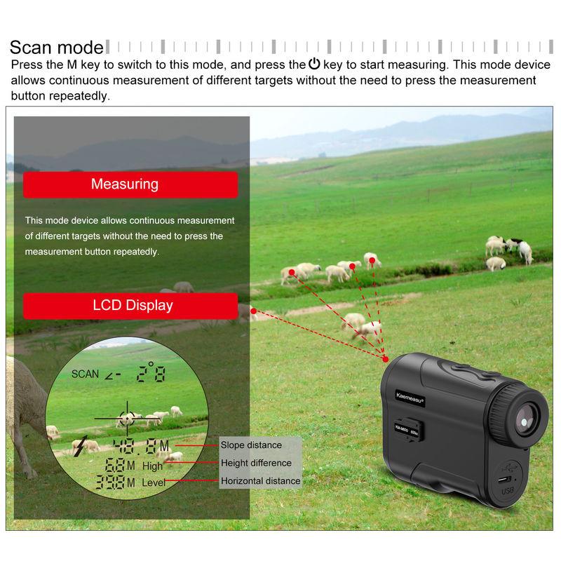 OEM cyfrowy laserowy odległościomierz Mini Długodystansowy Magnetyczny Golf Odległościomierz Laserowy Miernik Teleskop Odległościomierzy Polowych