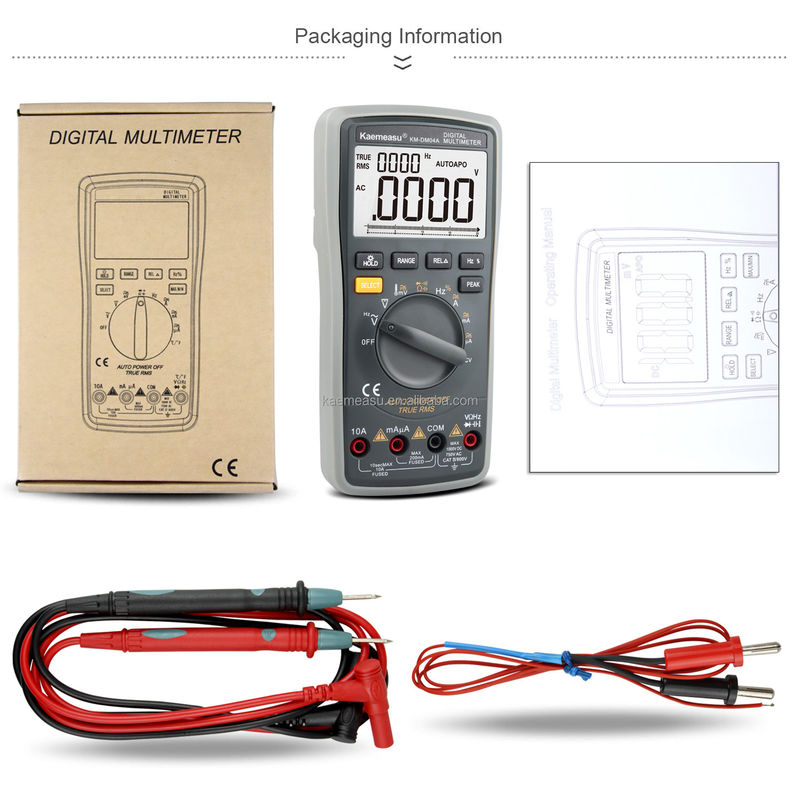 04A Clamp Meter AC DC Digital Voltmeter Dioda Kontynuacja Test napięcia Meter Multimetro Smart Digital Multimeters