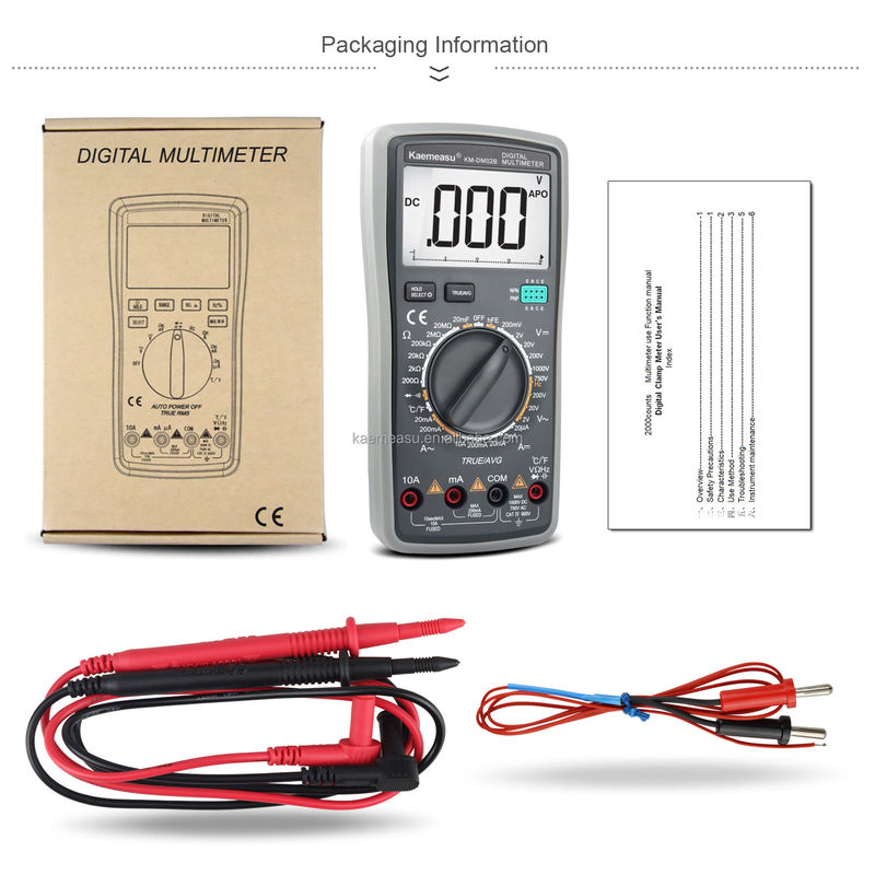 Elektryk Automatyczny Multitester 6000 Liczy Analogiczny Multimeter T-RMS Diody Test Kontynuacja Buzzer Multimetry cyfrowe