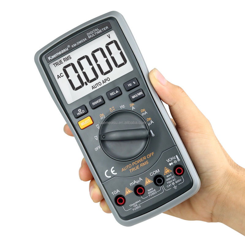 Elektryk Automatyczny Multitester 6000 Liczy Analogiczny Multimeter T-RMS Diody Test Kontynuacja Buzzer Multimetry cyfrowe
