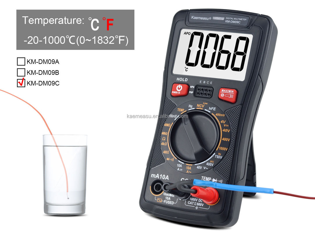 Dostosowywalny cyfrowy multimeter zacisku do naprawy telefonów komórkowych Przenośny i kompaktowy 142*72*35mm