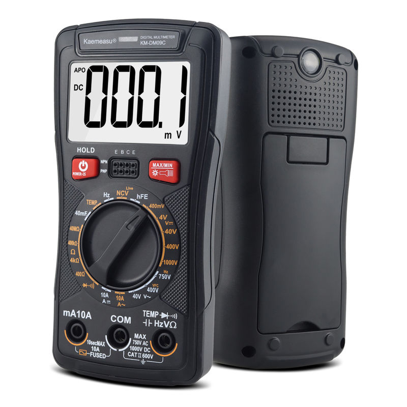 Wielofunkcyjny cyfrowy mini multimetr do pomiaru oporu i ciągłości 200mV-1000V 40-40mF