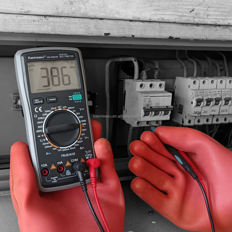 Inteligentny wielowymiarowy tester napięcia prądu przemiennego do pomiaru zakresu pojemności 20nF/200nF/2uF/20uF/200uF/2000uF i maks. prądu przemiennego 10A