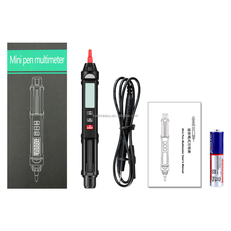 Popularny styl Mini Pen Digital Multimeter Z Testerem Multimeterem Wykrywania napięcia bez kontaktu z żywym/NCV/sekwencją