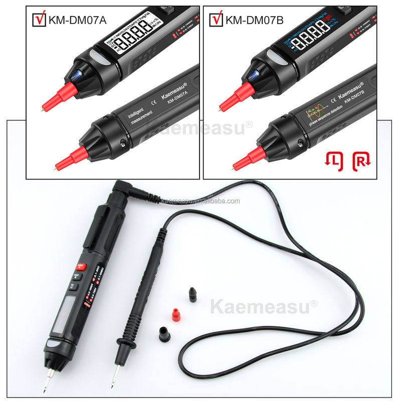 kaemeasu Mini Pen Digital Multimeter NCV Sequence Non Contact Voltage Detection Multimeter Tester Pen Meter