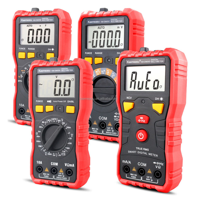 Wielofunkcyjny kieszonkowy multimetr cyfrowy Elektryk Uniwersalny licznik wysokiej precyzji DC/AC NCV True RMS Multimeters Tester