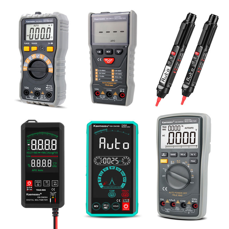 Wysokiej precyzji antyburnowy 1000V Multimetry cyfrowe Ekran LCD Voltmeter Prawdziwa funkcja RMS Multimeter z sondą temperatury