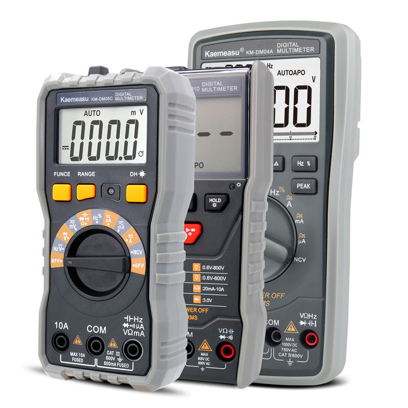 Wysokiej precyzji antyburnowy 1000V Multimetry cyfrowe Ekran LCD Voltmeter Prawdziwa funkcja RMS Multimeter z sondą temperatury
