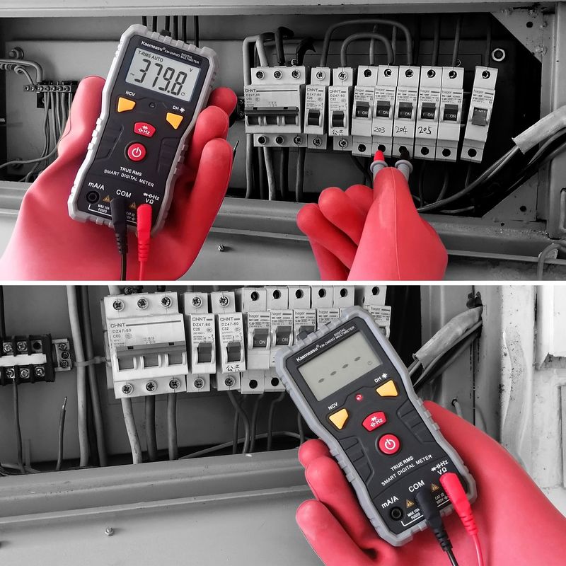 Kieszonkowy cyfrowy multimetr prądu stałego i bieżącego Wielofunkcyjny wysokiej precyzji pojemność Ncv Ohm Hz Tester Auto Range Digital Multimeter