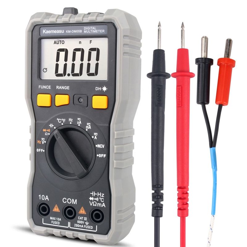 Auto Range LCD Display elektryczny Multi Tester T-rms NCV Car Measure Bench Digital Multimeters z sondą