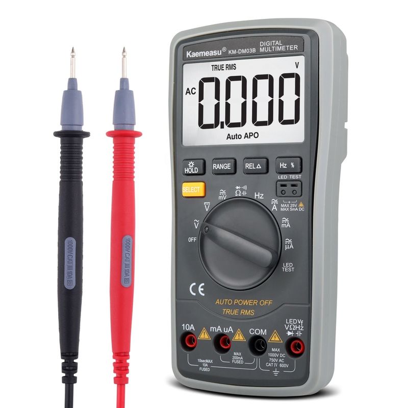 Gorąca sprzedaż Przemysłowy Multimetr Elektroniczny Wysokiej Precyzji 6000 Liczy 1000v Digital Multimeter AC DC