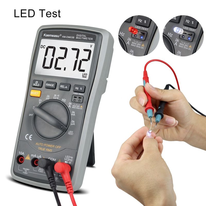 OEM ODM Przemysłowy Multimetr Elektroniczny 1000v Ac Dc Multimeter Cyfrowy Profesjonalny Multimetry Autorangiowe