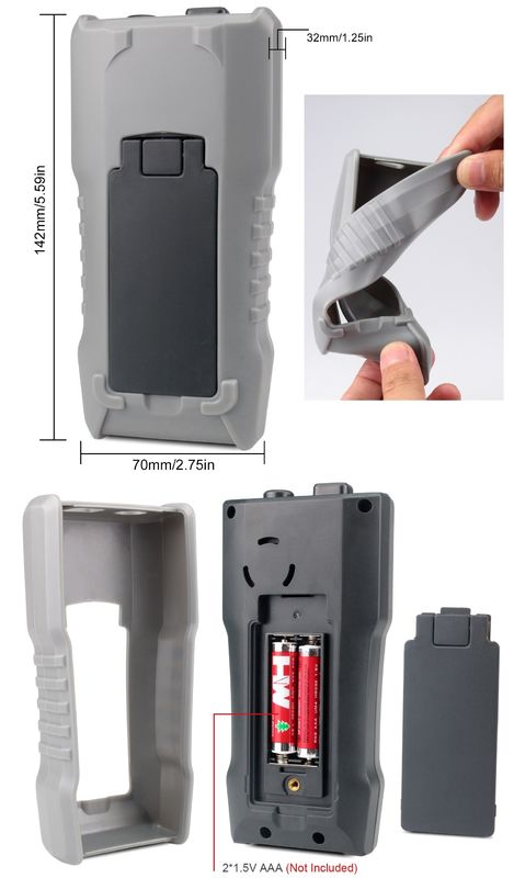 Mini Przenośny urządzenie laboratoryjne wielokrotnego testowania tester rezystora tester baterii tester Elektryczny instrument cyfrowy multimetr