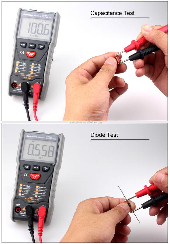 Gorąca sprzedaż Elektryczny Multi Tester Mini Przenośny Smart Auto Range Cyfrowy Multimeter Cena