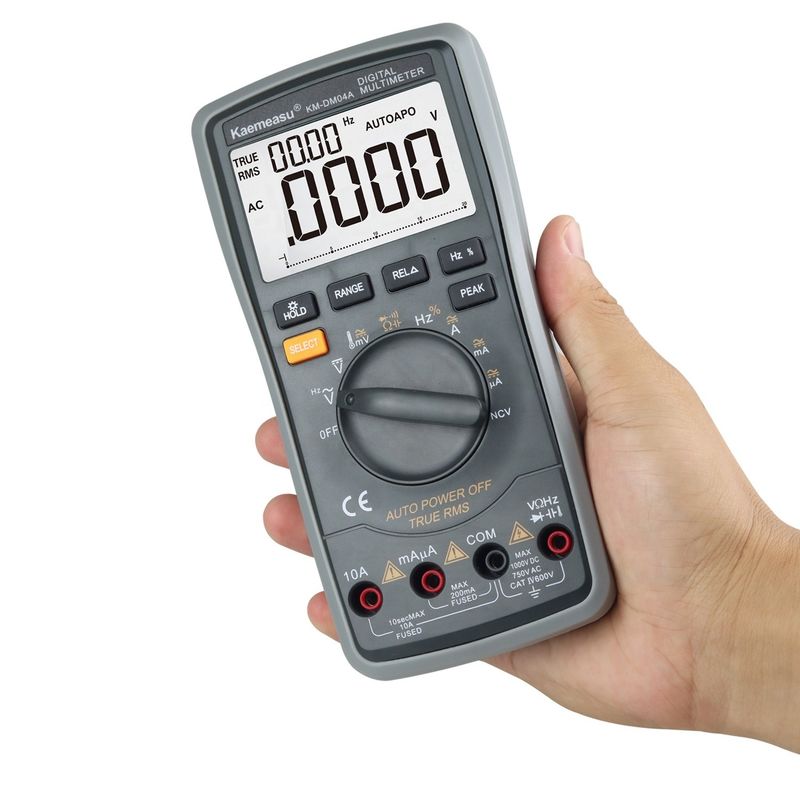 ABS Części elektryczne 04A OEM ODM Auto range Sprzęt laboratoryjny Smart Multitester DC/AC 20000 Liczy cyfrowe multimetry
