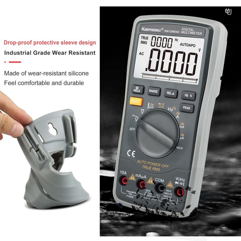 ABS Części elektryczne 04A OEM ODM Auto range Sprzęt laboratoryjny Smart Multitester DC/AC 20000 Liczy cyfrowe multimetry