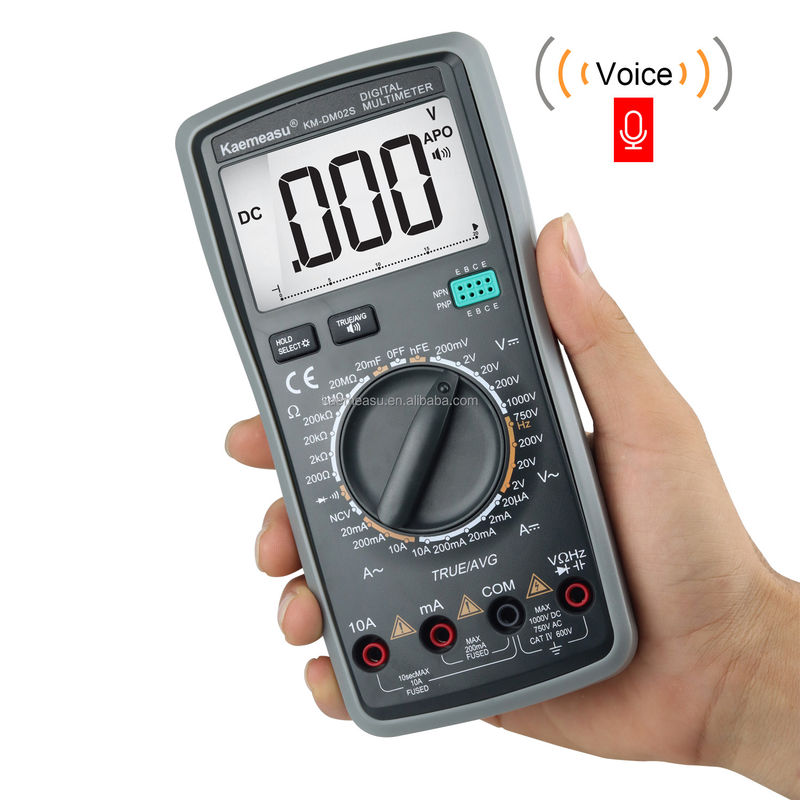 Gorąca sprzedaż Autoranging Multitester DC/AC NCV T-rms Electric Smart z True RMS cyfrowymi multimetrami