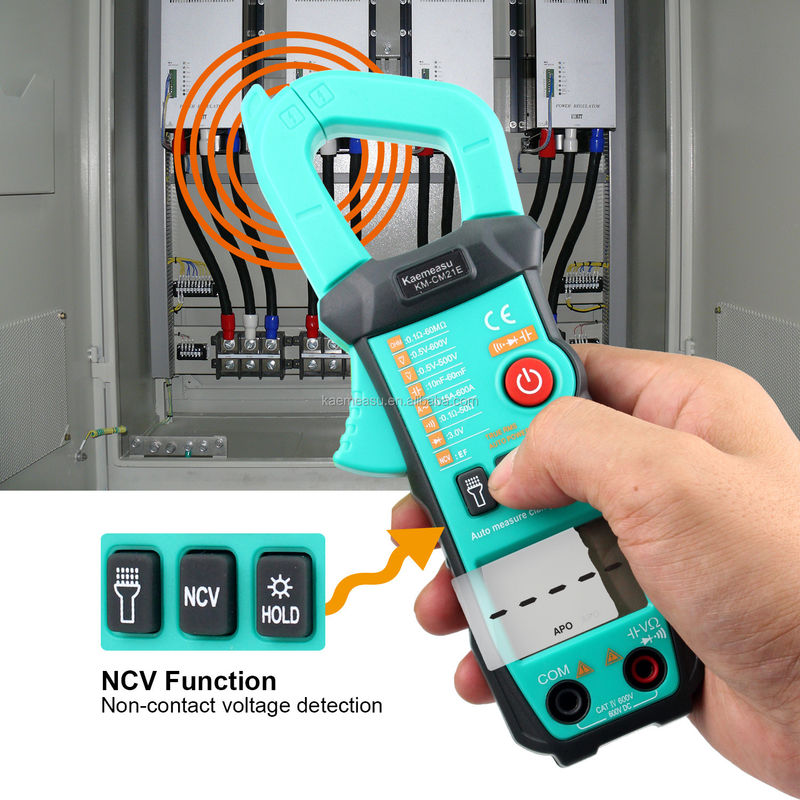 600A Pomiar prądu Trms Auto-range napięcie Amperometr Hz Ohm Ncv Tester Multimeter Amperometr Clamp Meter 21E